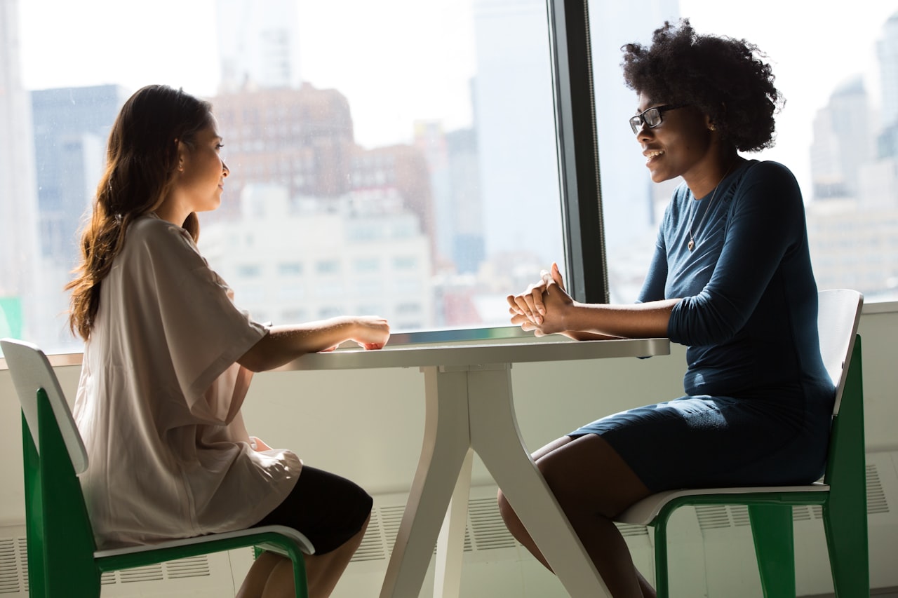 Insurance advisor meeting with a client