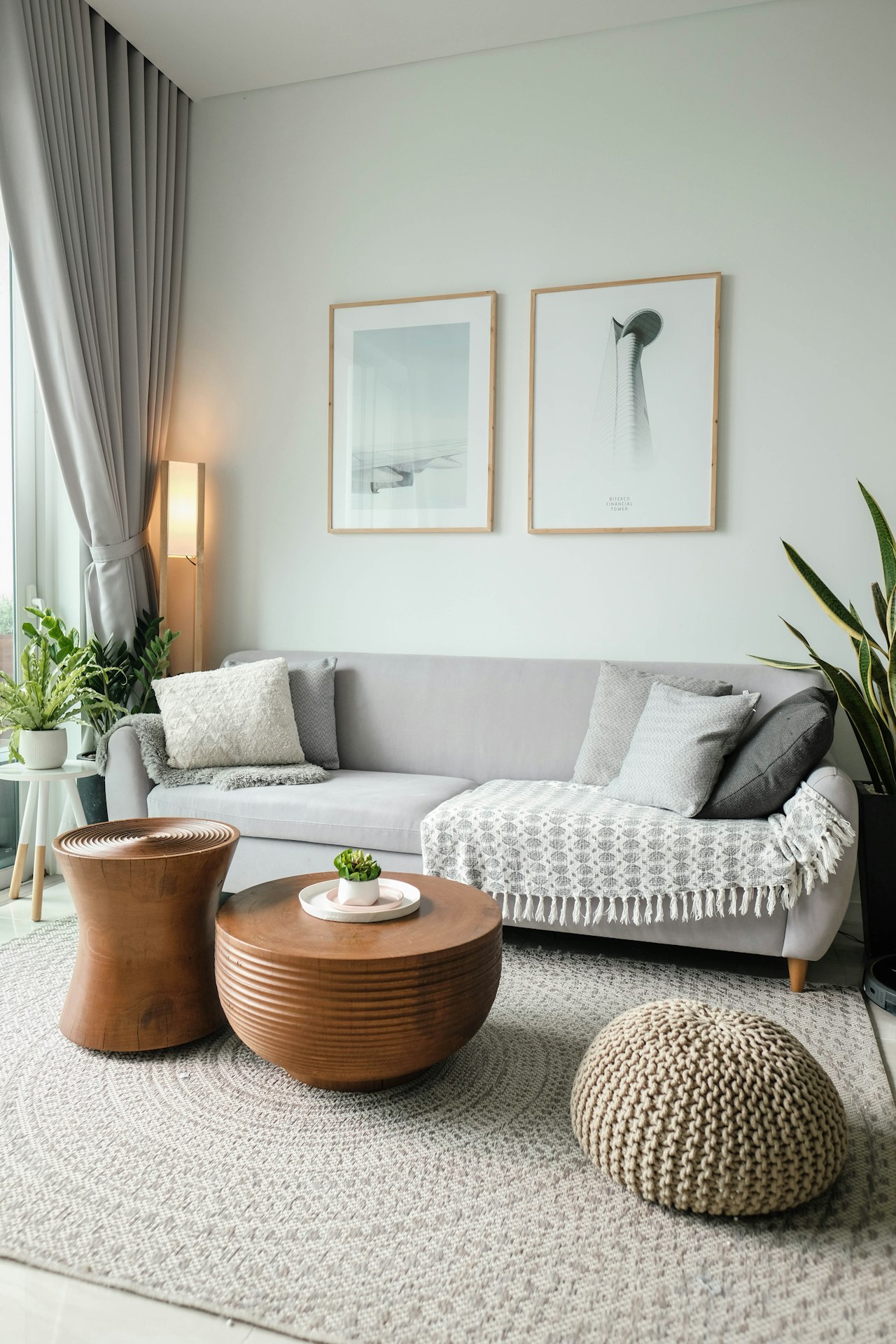 Bright apartment living room protected by renters insurance