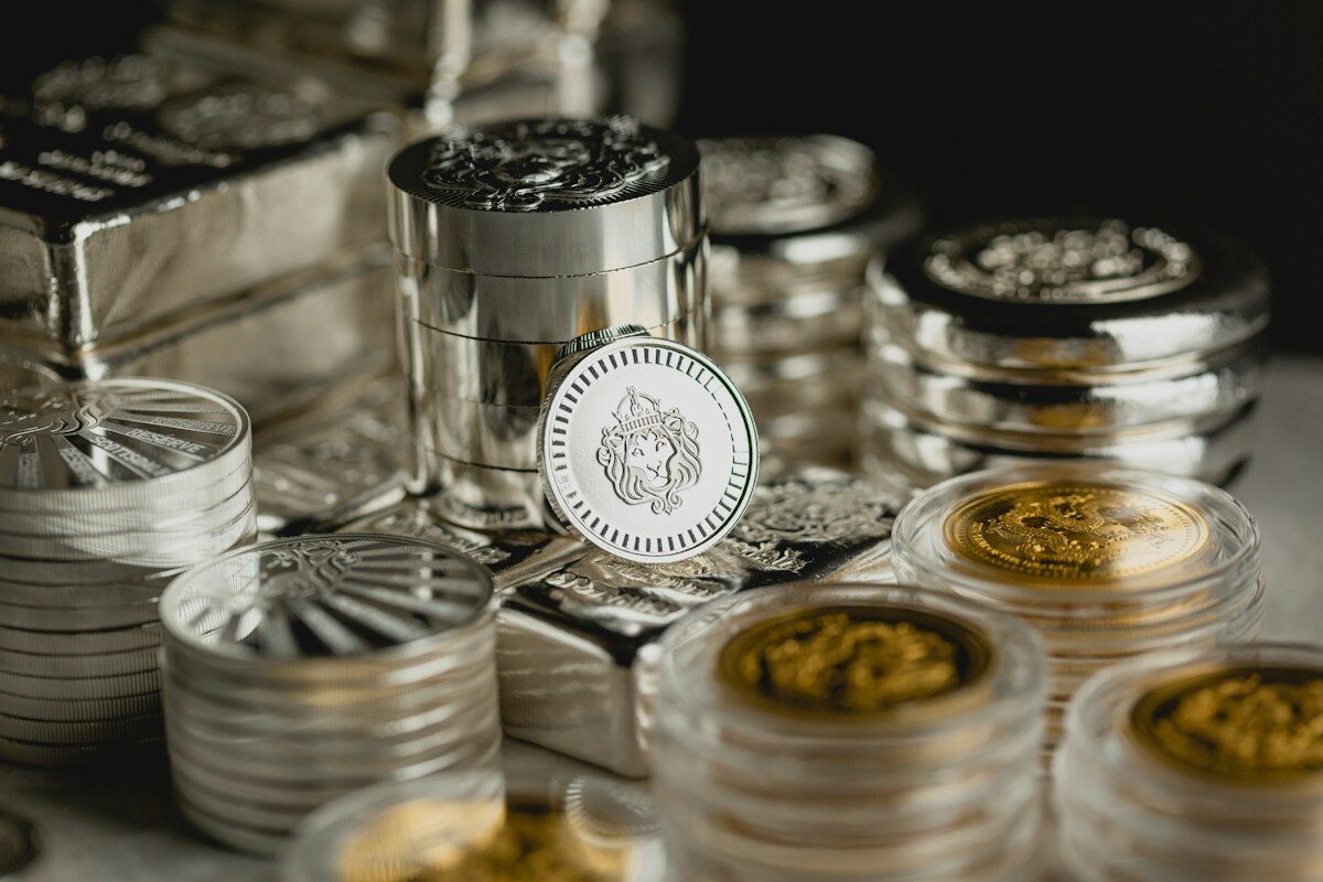 Gold and silver coins