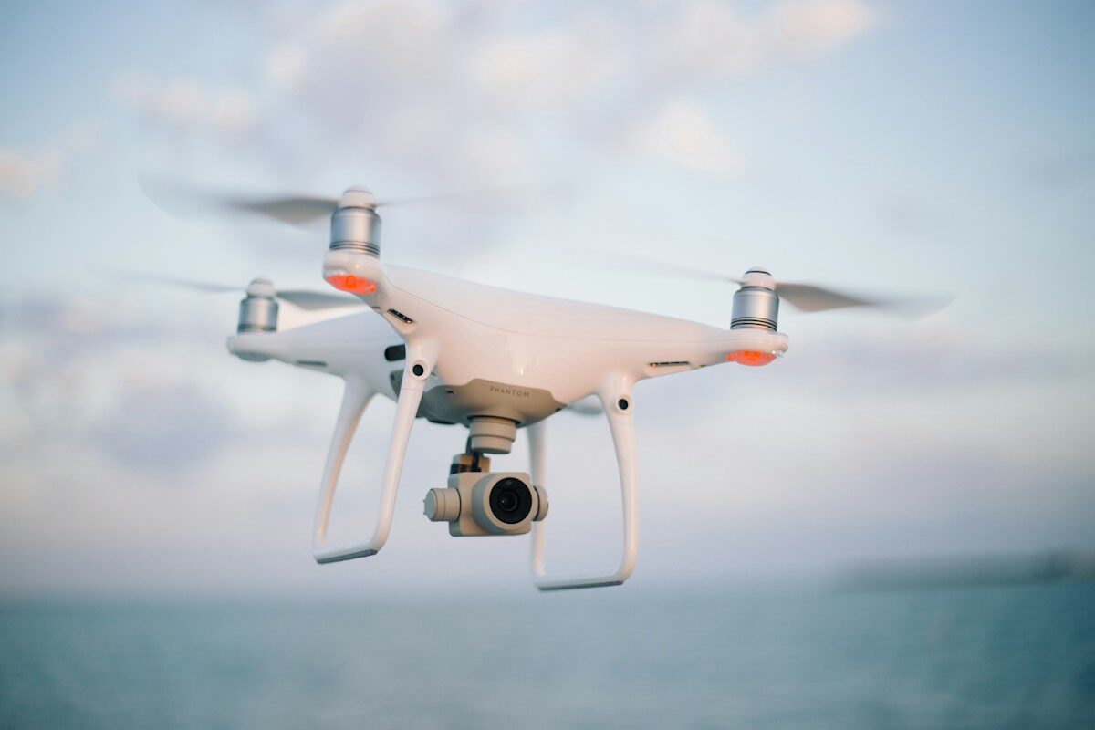 Drone in flight