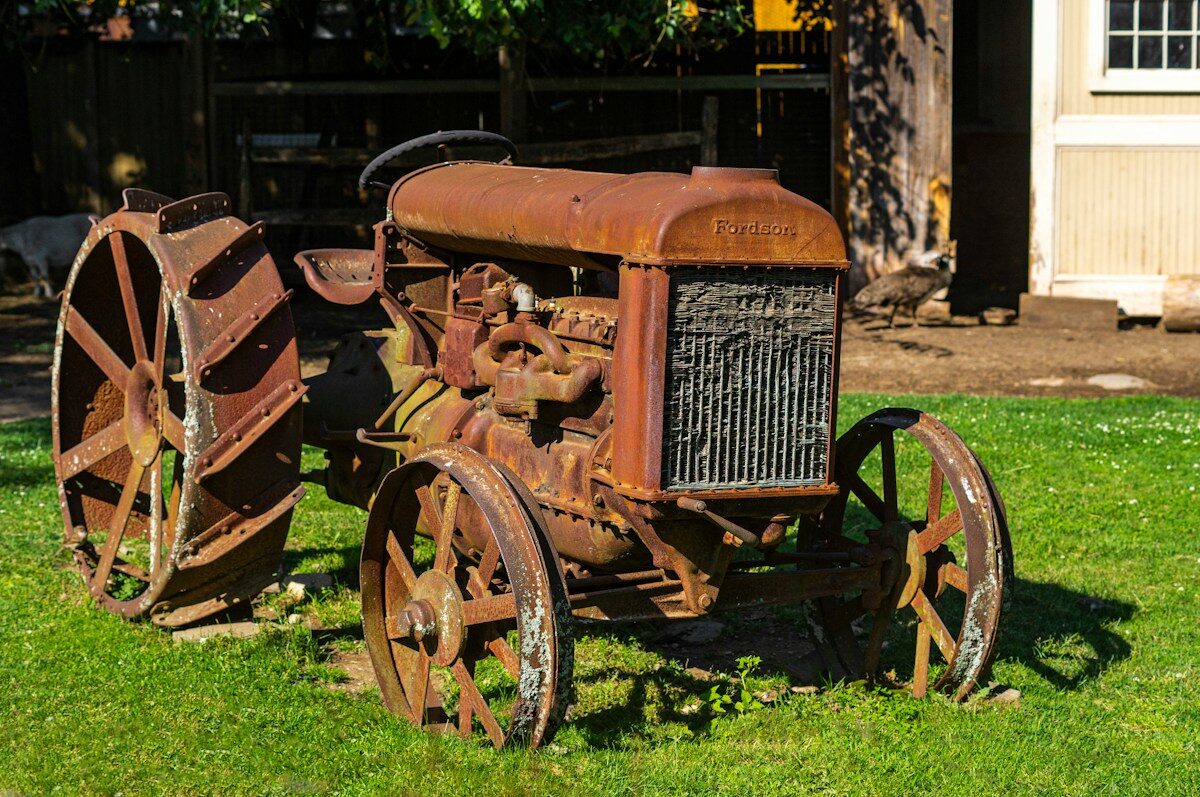 Antique tractor